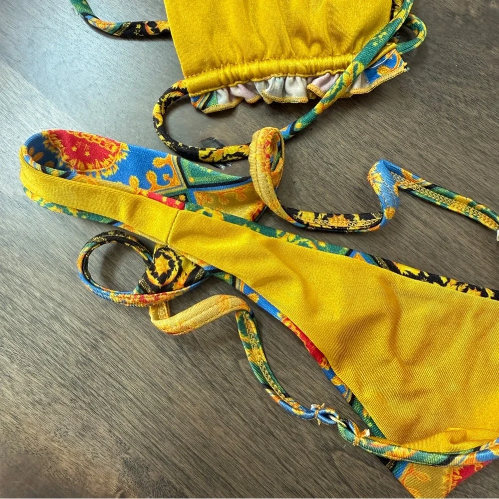 Colorful Patterned Bikini Set - Picture 3 of 4